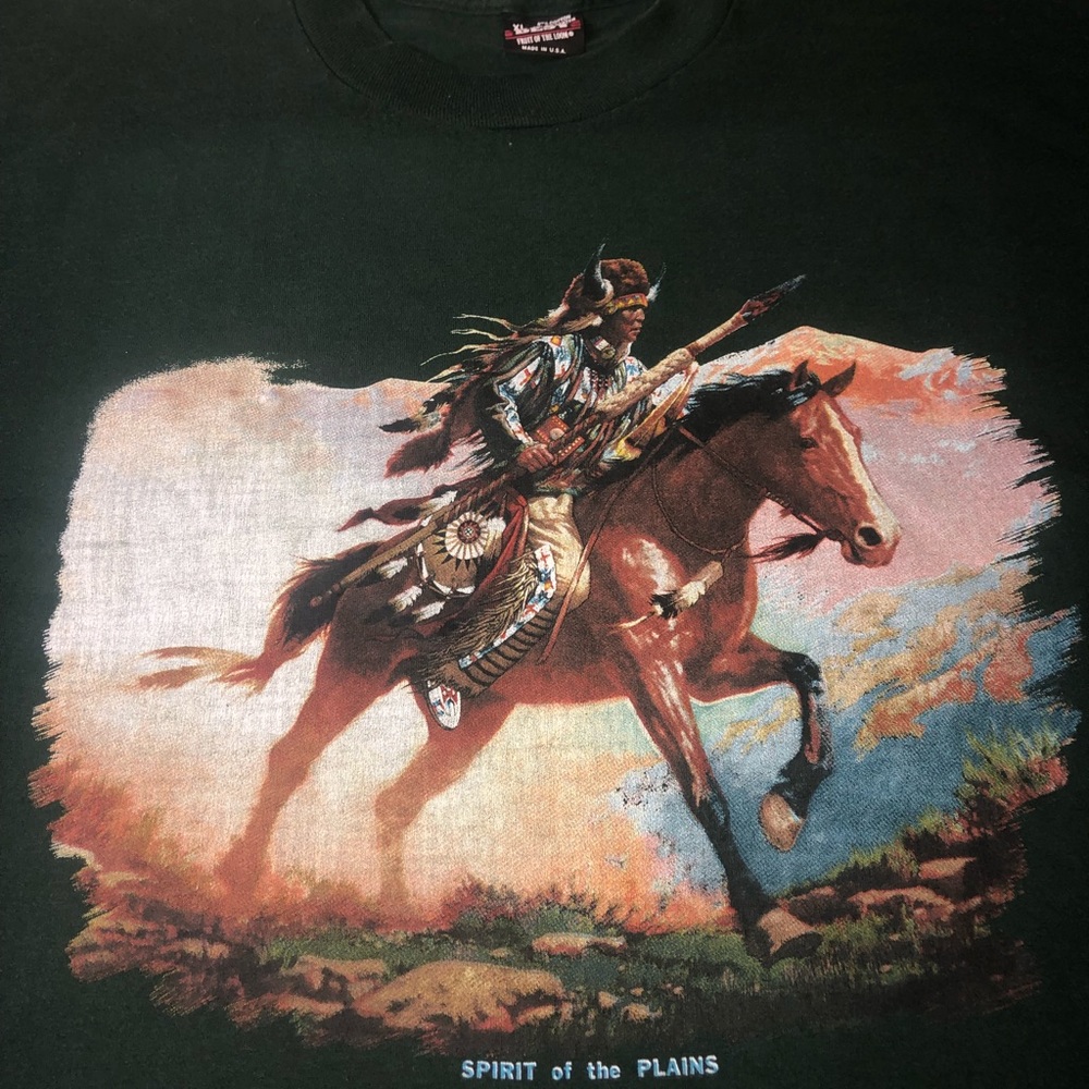 Vintage “Spirit of the Plains” Single Stitch Sz L